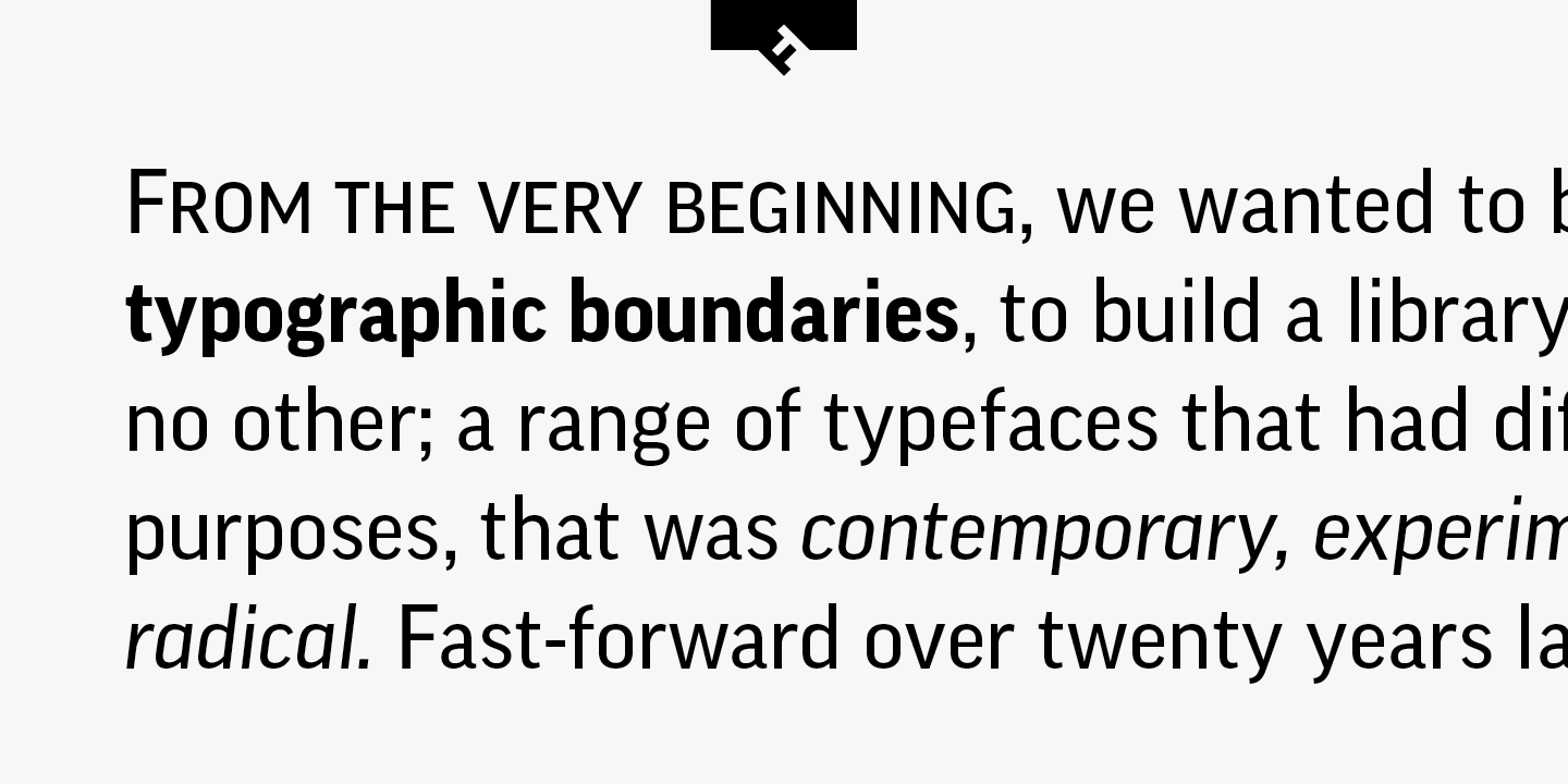 FF Good Pro Compressed News Italic Font preview